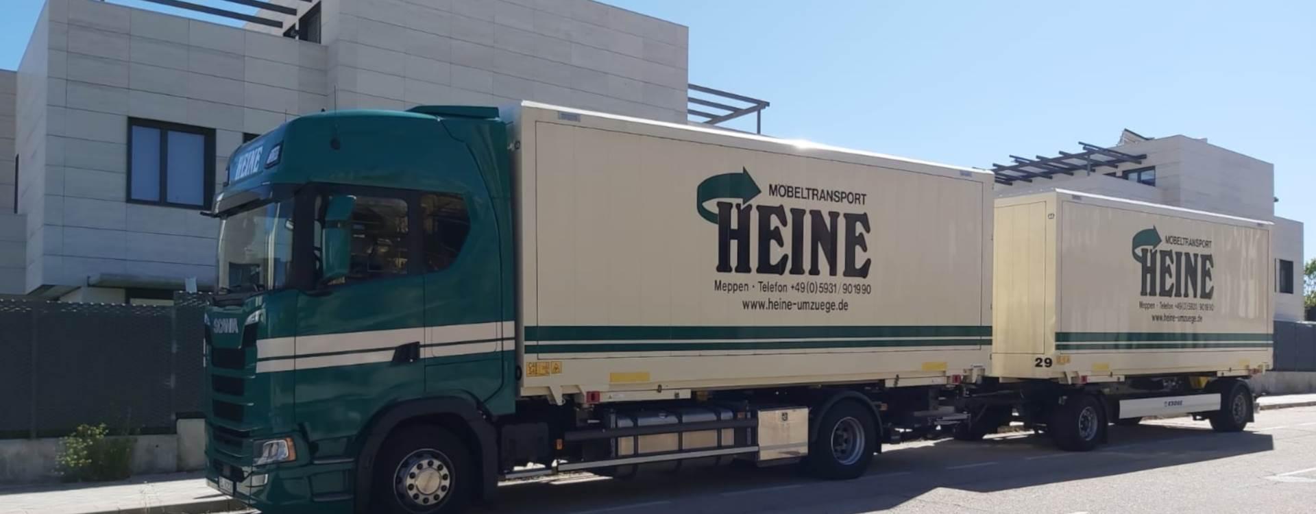 Firma Möbeltransport Heine in Spanien 