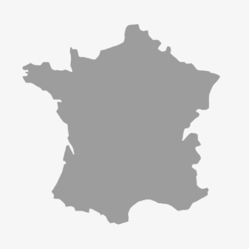 Frankreichkarte zum Angebot der Firma Möbeltransport Heine